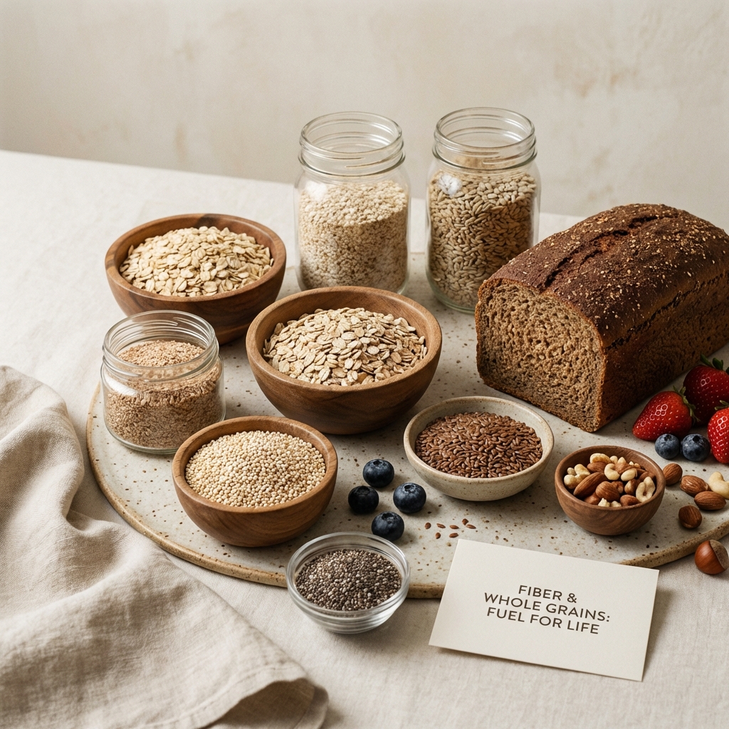 Low in fat high in fiber products